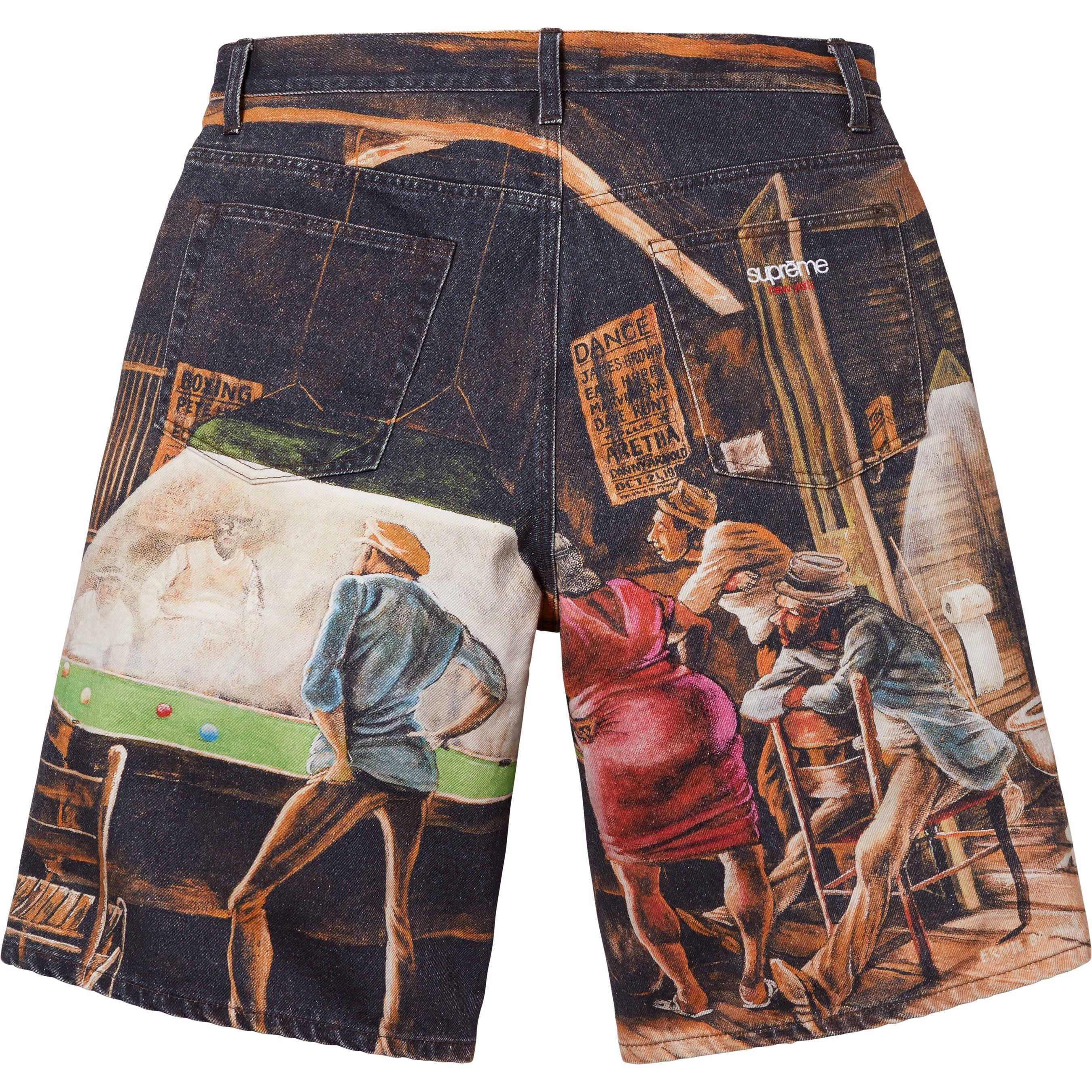 Supreme/Ernie Barnes Baggy Denim Short view 5